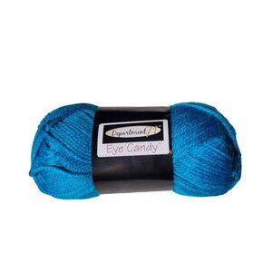 Department 71 Yarn Turquoise Blue Lot 11 Skeins 100% acrylic 1.75 oz 125 yards
